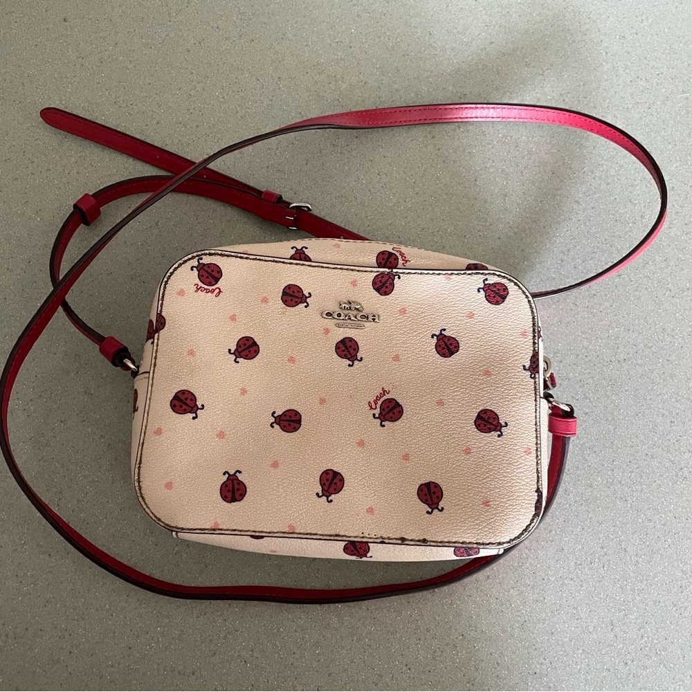 Authentic cute Lady bug Coach cross body. Collectible edition.